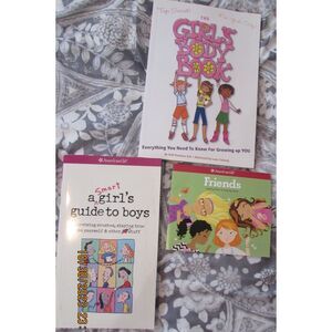 American Girl Book lot 3 Guide to Boys Body Book Friends pre-teen / teen